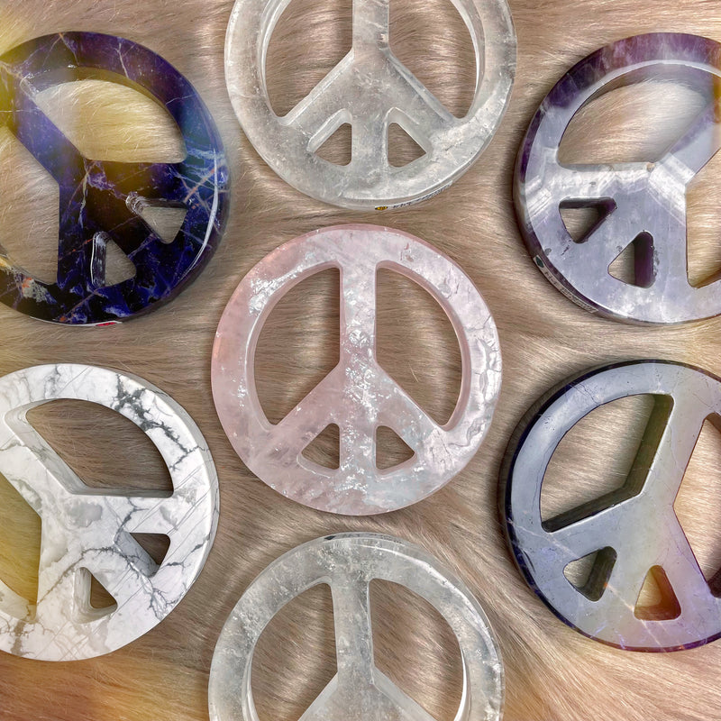 Crystal Peace Sign