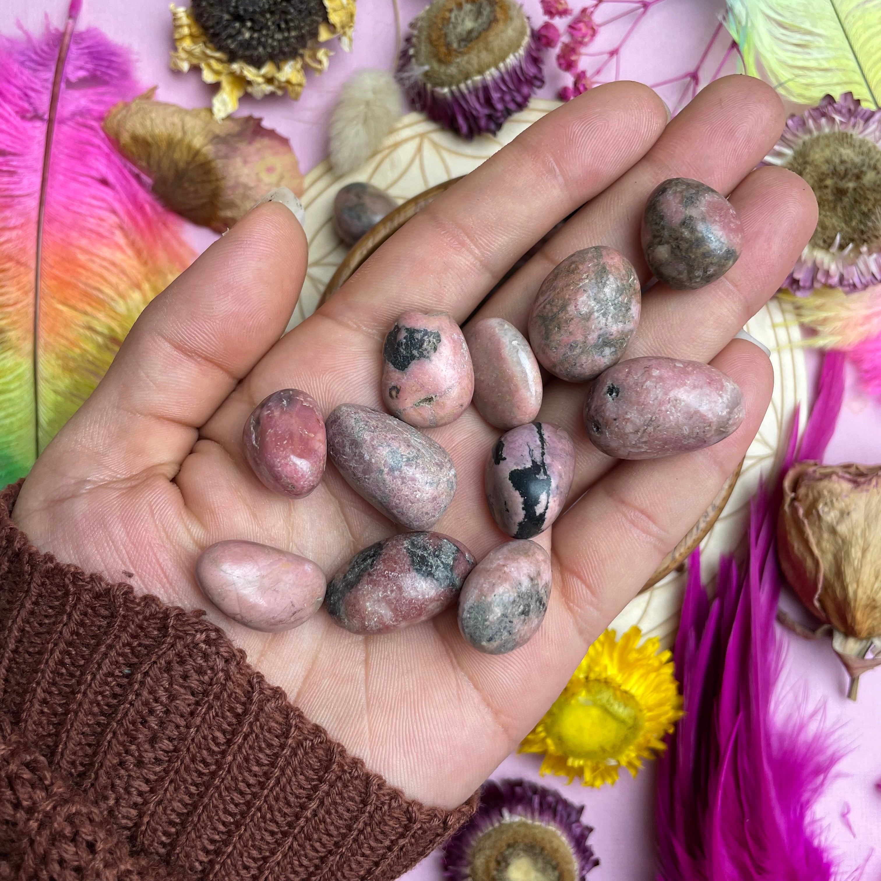 Rhodonite Tumbled Stone