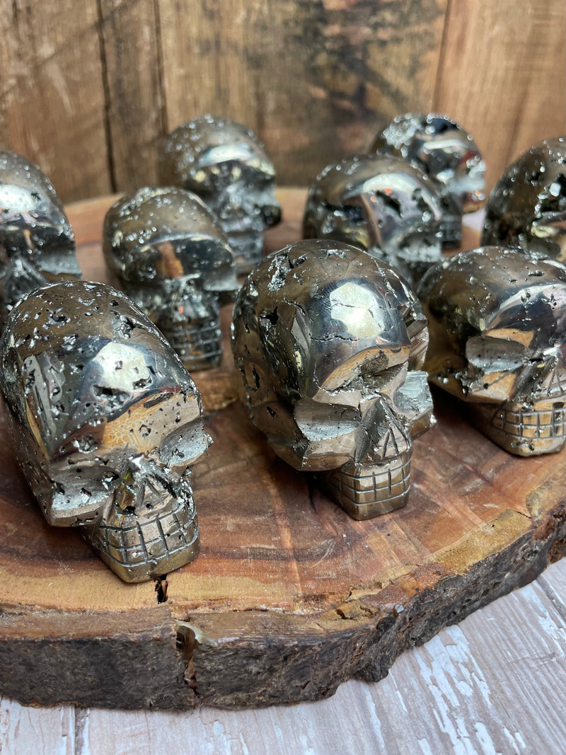 Pyrite Skulls