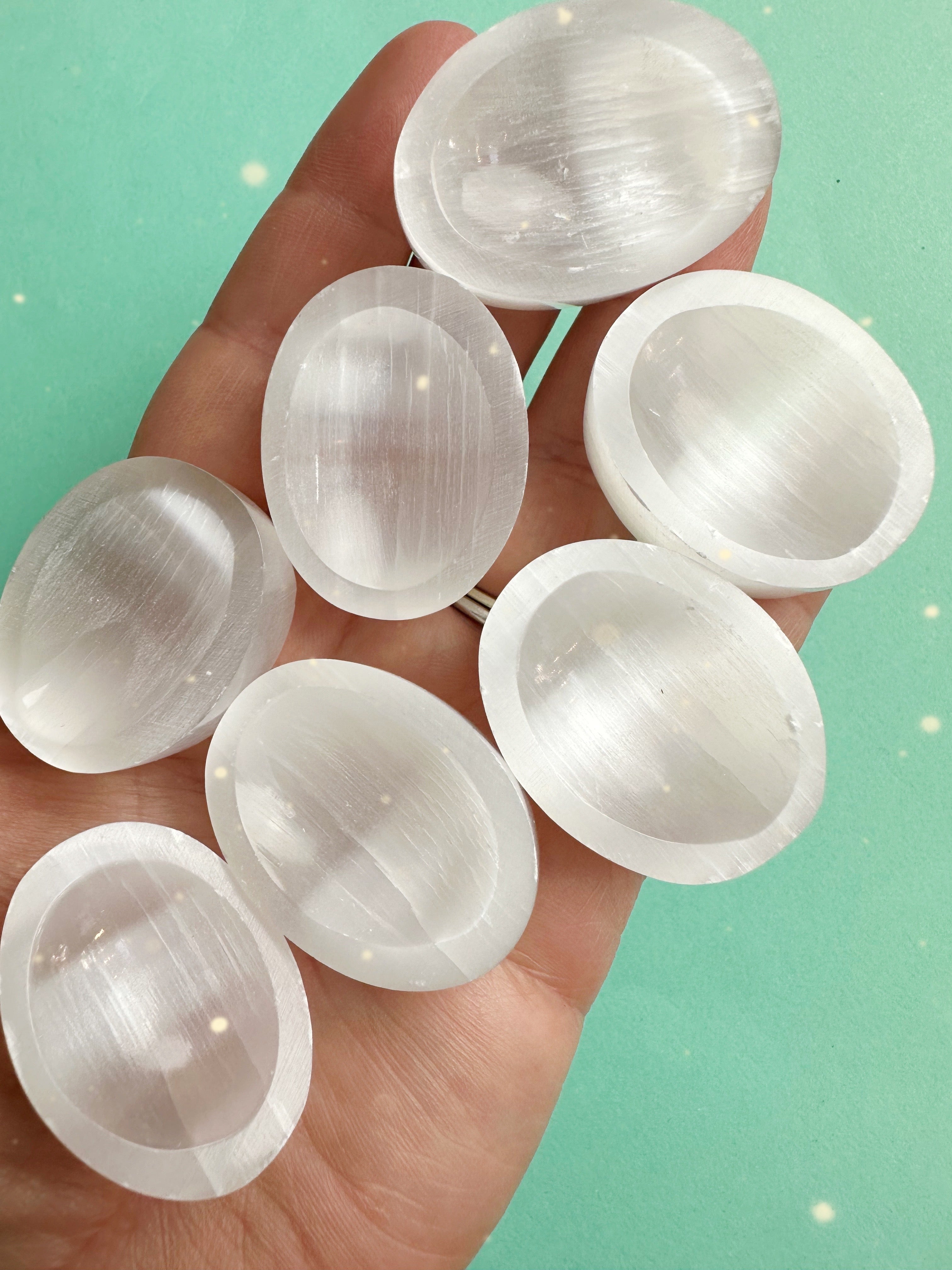 Worry Stone - Obsidian, Rose Quartz, Lepidolite or Black Tourmaline