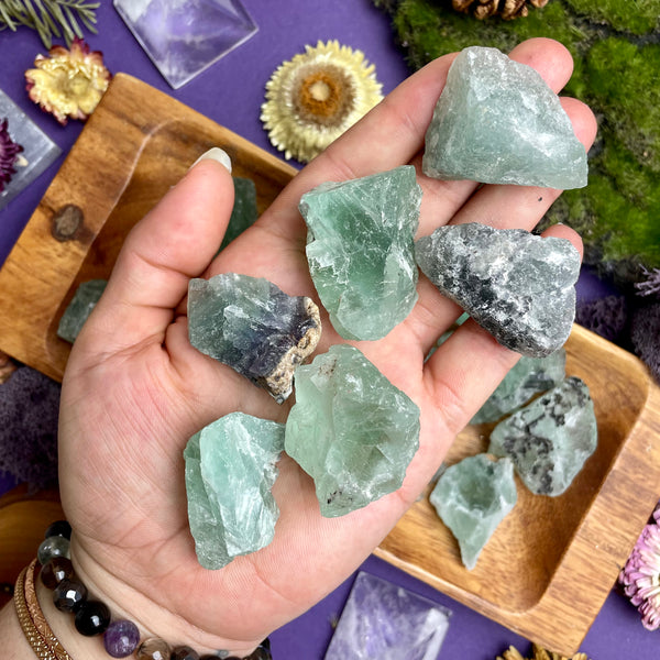 Rainbow Fluorite Raw Chunks