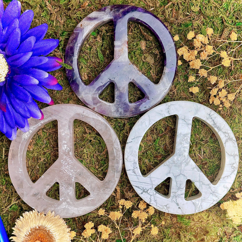 Crystal Peace Sign