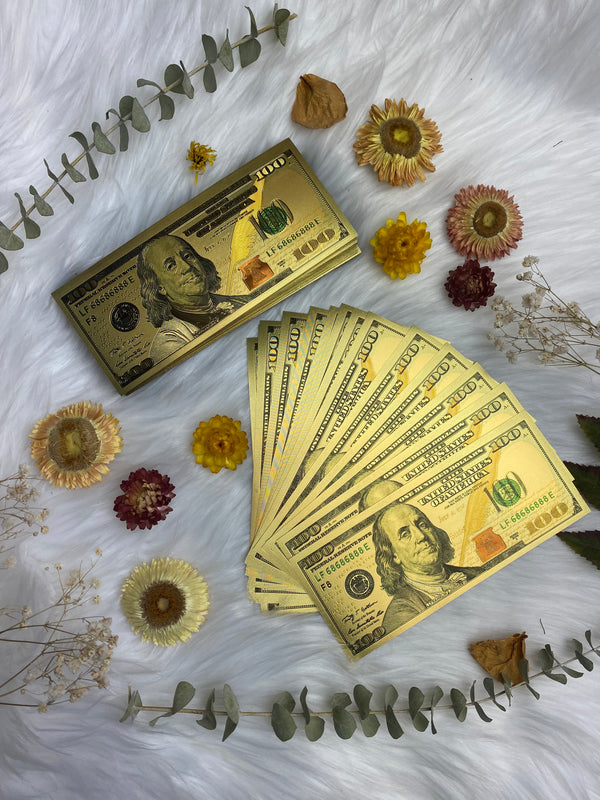 Gold Hundred Dollar Bills