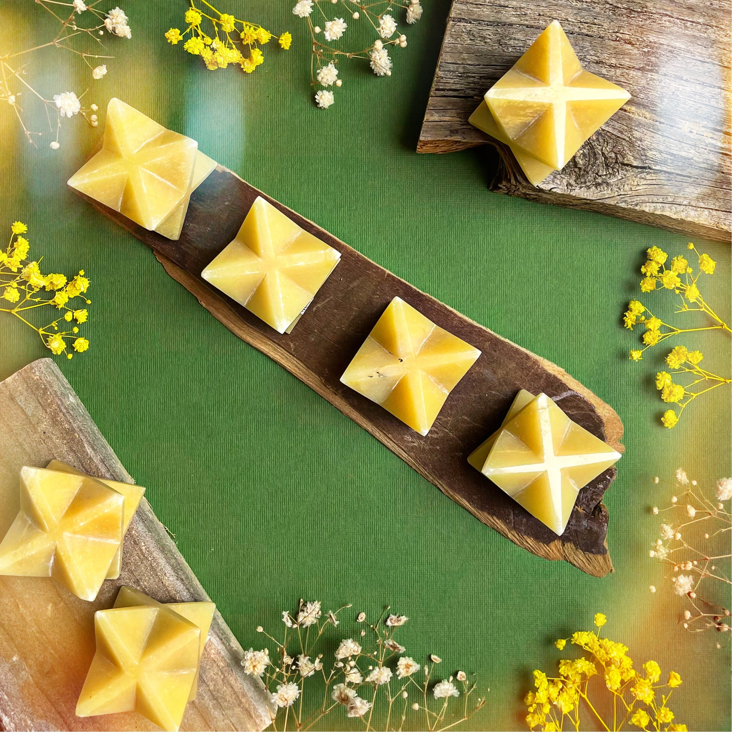 Yellow Aventurine Merkaba