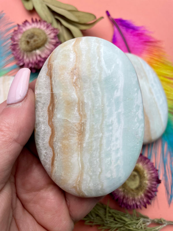 Caribbean Calcite Palm Stone