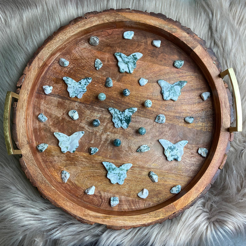Tree Agate Butterfly