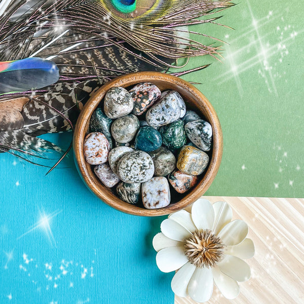 Ocean Jasper Tumbled Stones