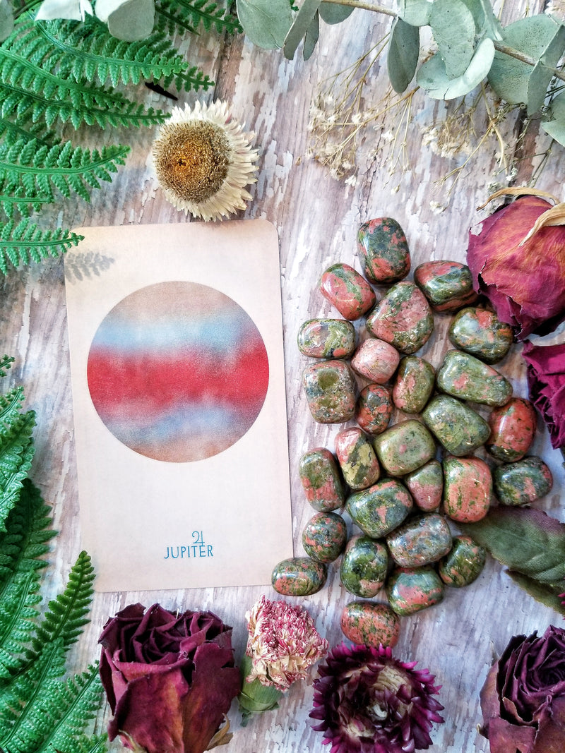 Unakite Tumbled Stone