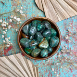 African Turquoise Tumbled Stone