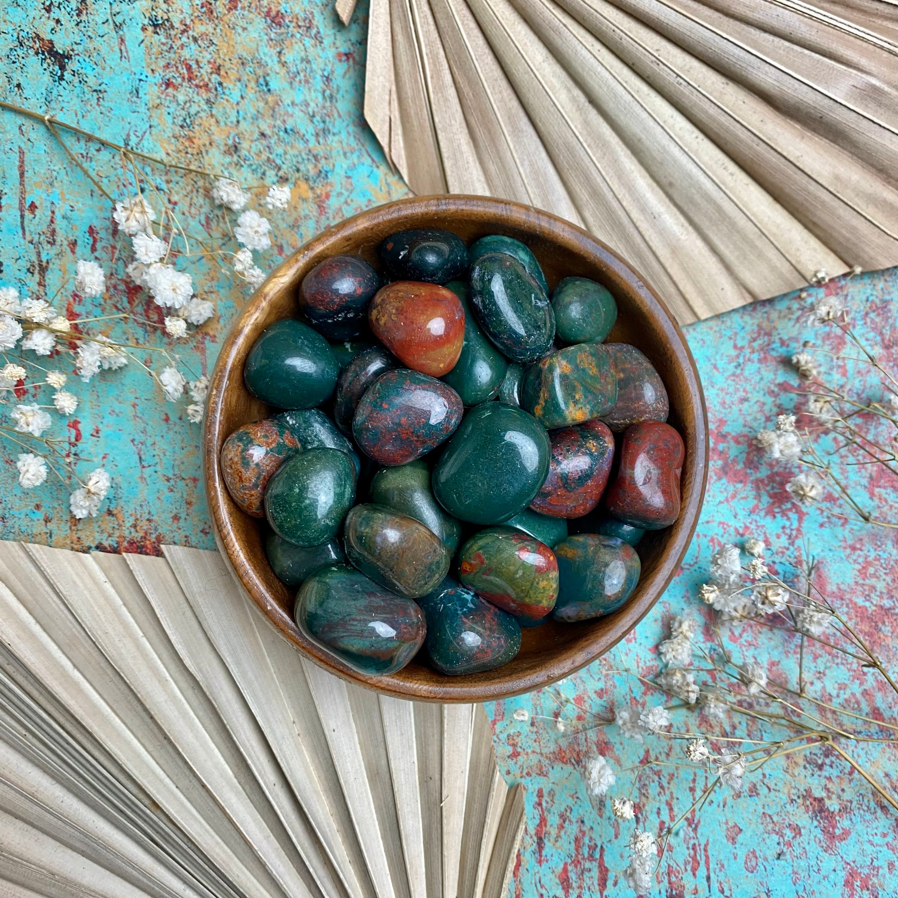 Bloodstone Tumbled Stone