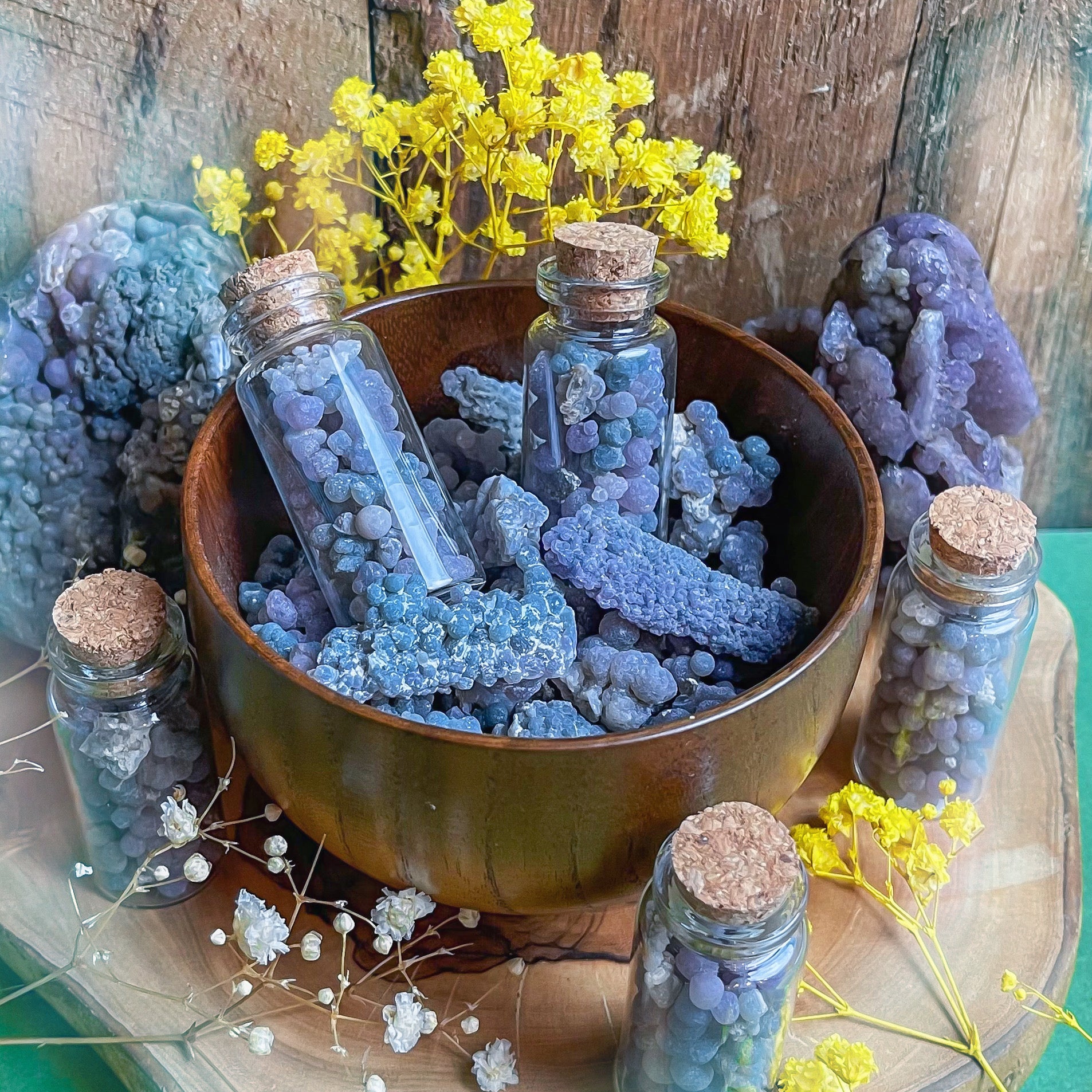 Grape Agate Jars