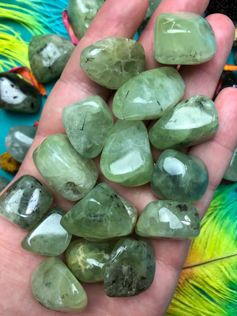 Prehnite Tumbled Stone