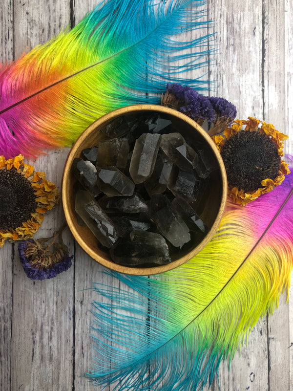 Smoky Quartz Raw Points