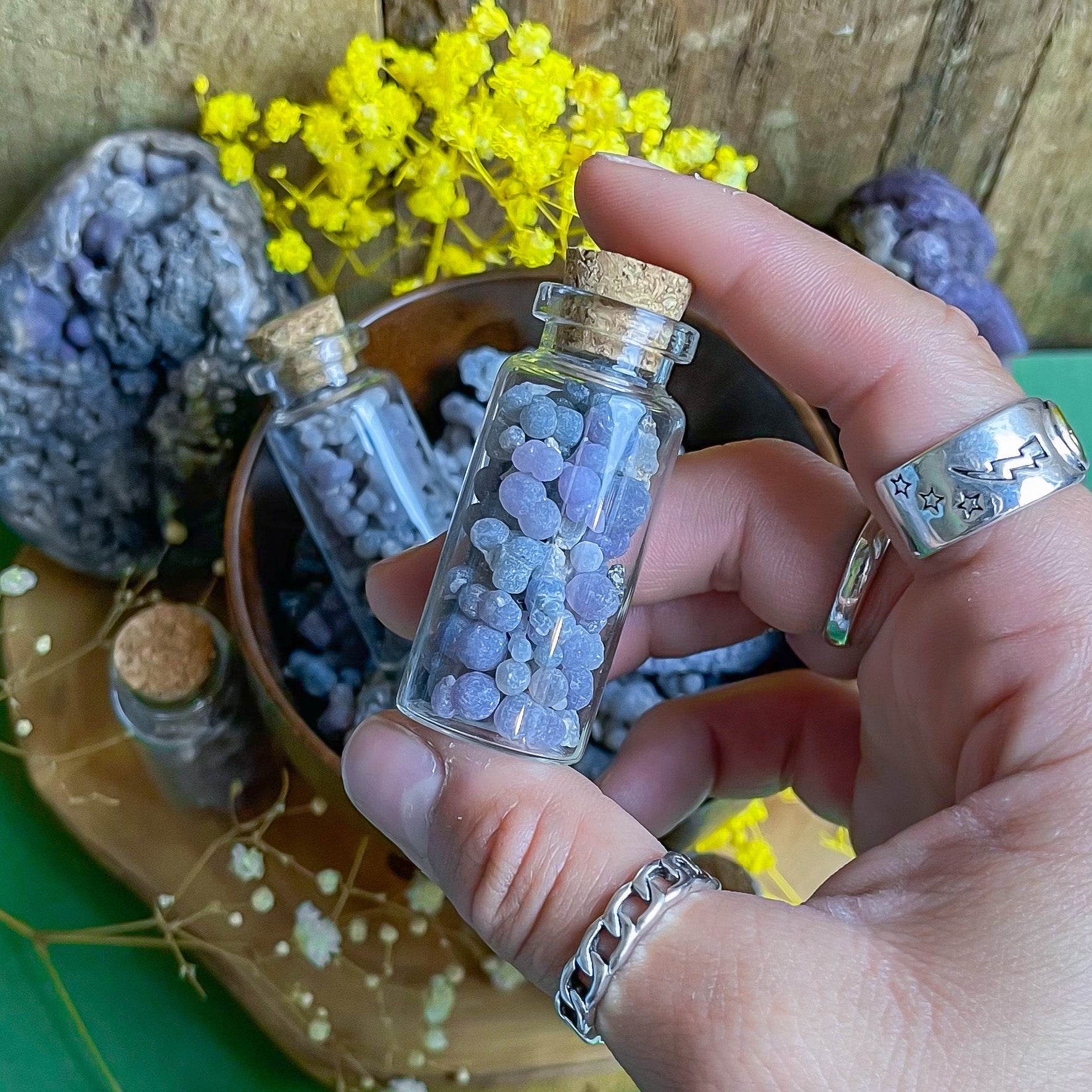 Grape Agate Jars
