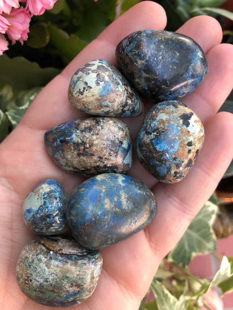 Azurite Tumbled Stone for Enlightenment