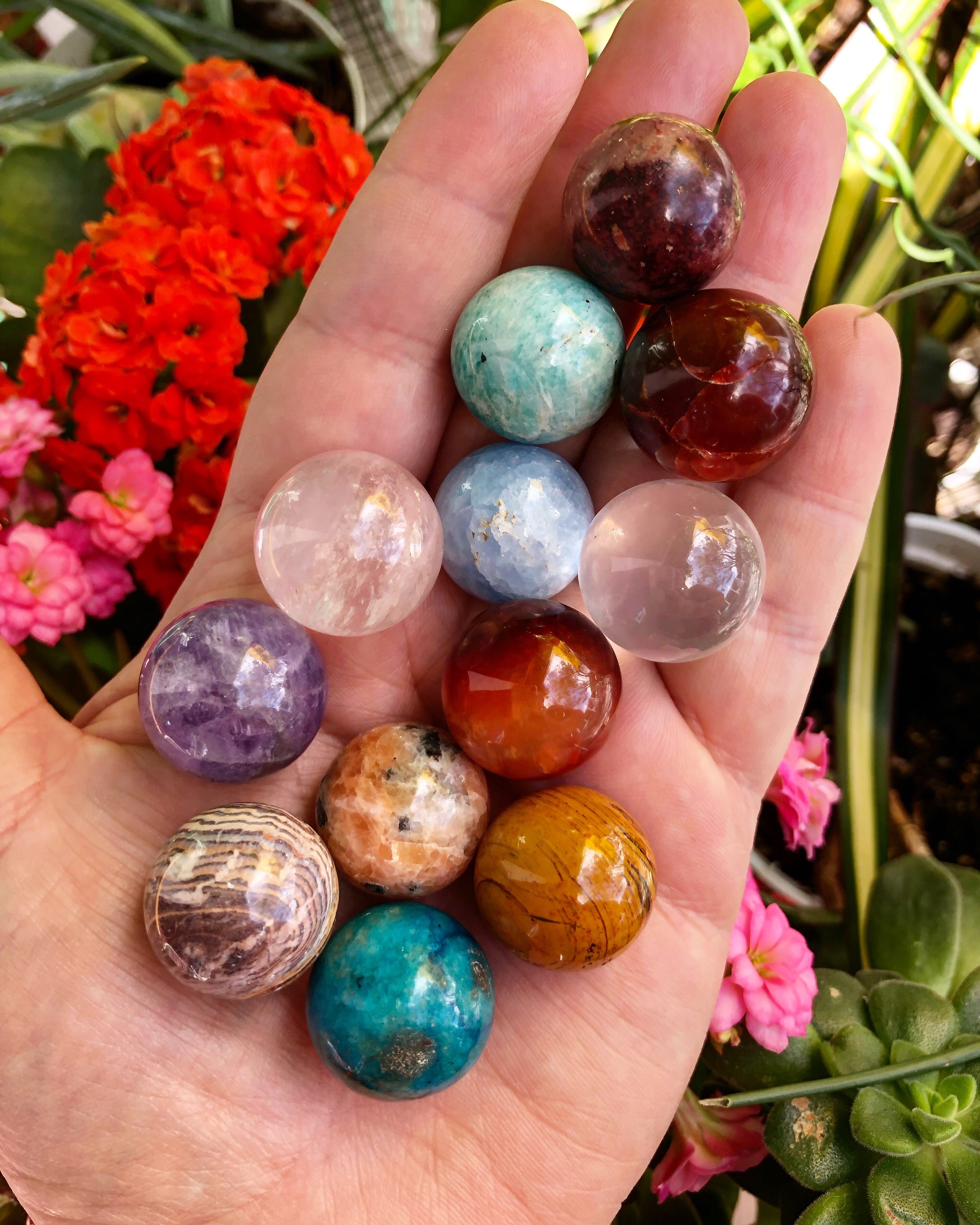 Crystal Mini Sphere Marbles