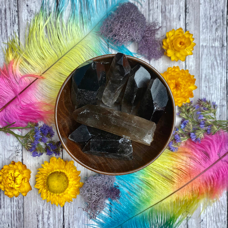 Smoky Quartz Raw Points