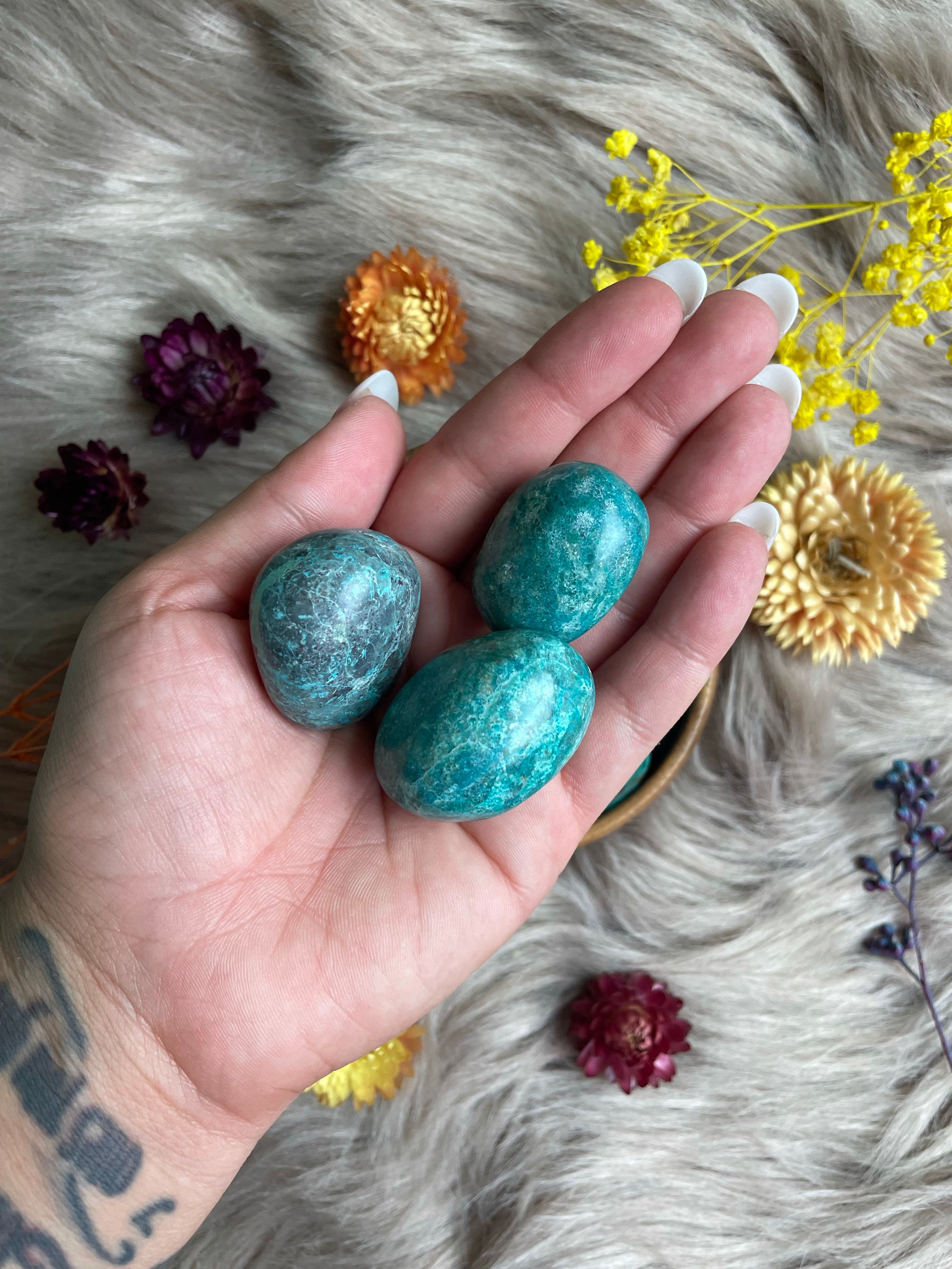 Chrysocolla Tumbled Stone for Peace