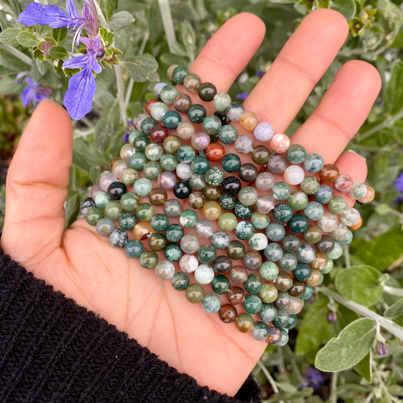 Crystal Medium Bead Bracelets