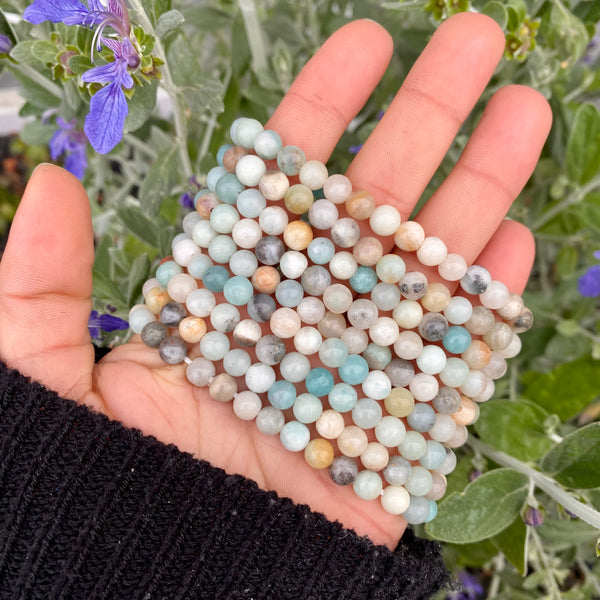 Crystal Medium Bead Bracelets